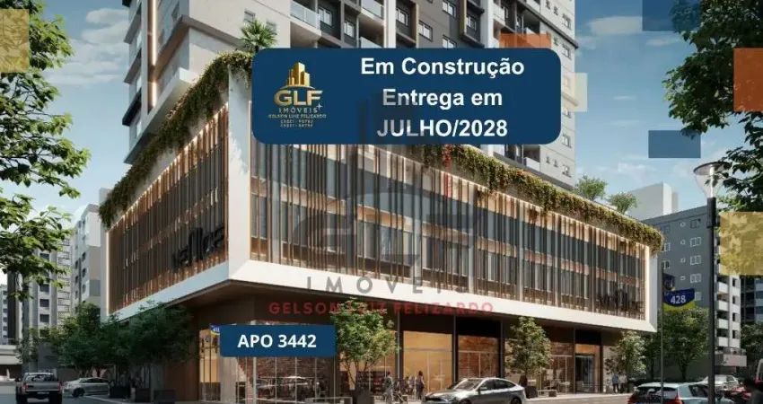 Apto em construção em itapema/sc bairro morretes, com 69,92m² área privativa, com 2dormitórios sendo 1suíte, 1 vaga de garagem, área de lazer completa