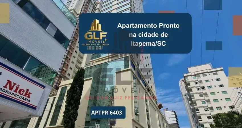 Apartamento pronto na cidade de itapema/sc no bairro andorinha, 3 suítes e 2 vagas de garagem, com lazer completo. bem localizado. investir