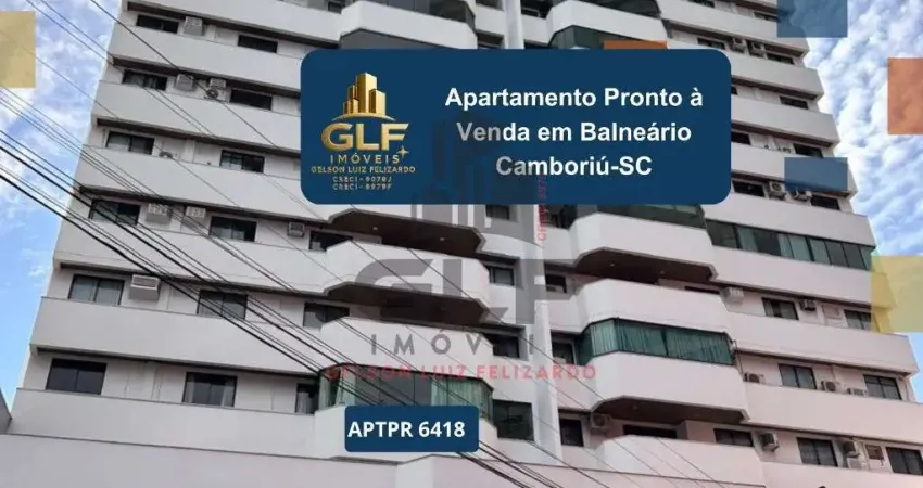 Imperdível apartamento pronto à venda em balneário camboriú-sc, barra sul: 3 quartos, 1 suíte, 2 banheiros, 1 vaga de garagem, 140m².