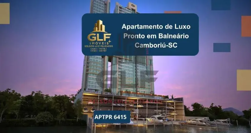 Apartamento de luxo pronto  à venda em balneário camboriú-sc, barra sul, 4 quartos, 4 suítes, 6 banheiros, 3 vagas, 189m²
