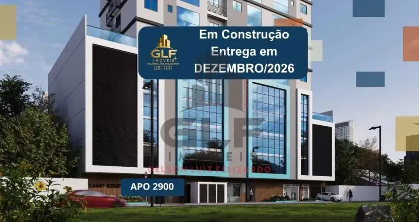 Apto em construção em itapema/sc bairro morretes, com 37,87m² área privativa, sendo 1 suíte, 1 vaga de garagem, área de lazer completa