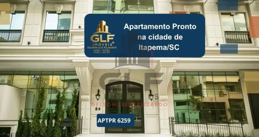 Apartamento pronto mobiliado na cidade de itapema/sc, na meia praia, com 150m², 4suítes e 3 vagas de garagem, a 150m do mar. localização privilegiada!
