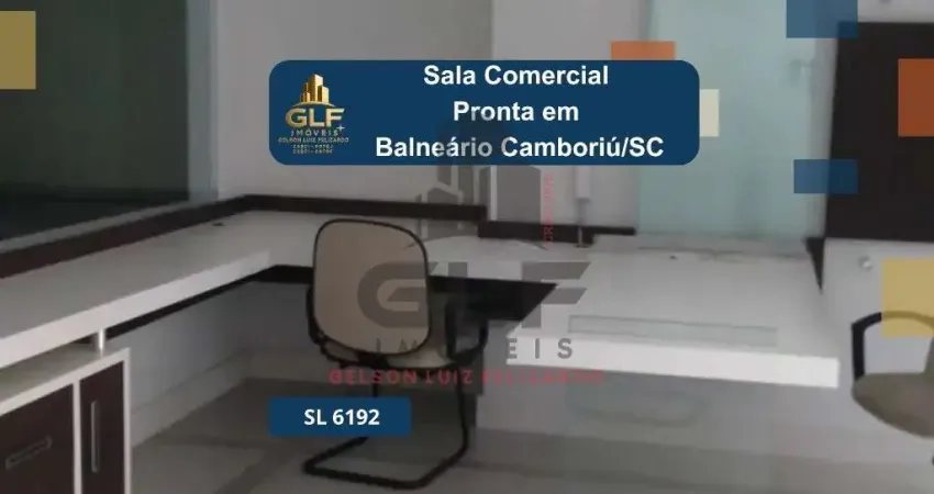 Sala comercial à venda em balneário camboriú/sc, bairro centro, com 72.2m² de área privativa.