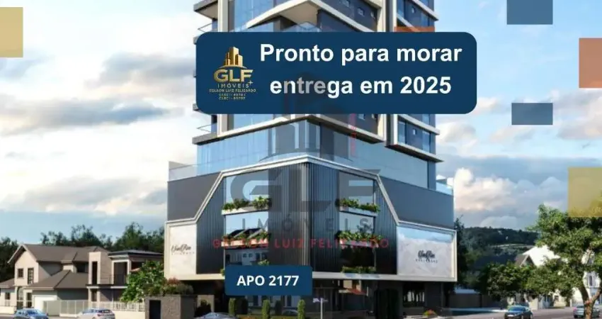 Apto pronto em porto belo, com 130,45m² área privativa sendo 3 suítes 2 vagas de garagem, área de lazer completa