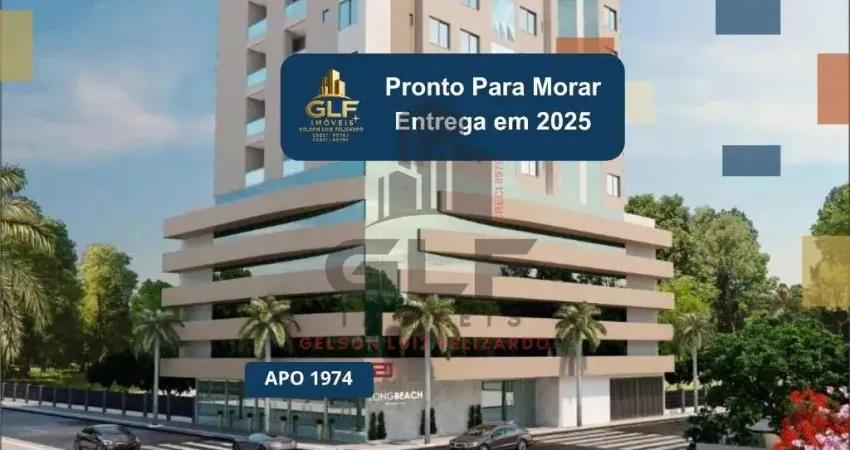 Apto pronto em itapema, bairro morretes, com 43,89m² área privativa com 2 dormitórios sendo 1 suíte, 1 vaga de garagem