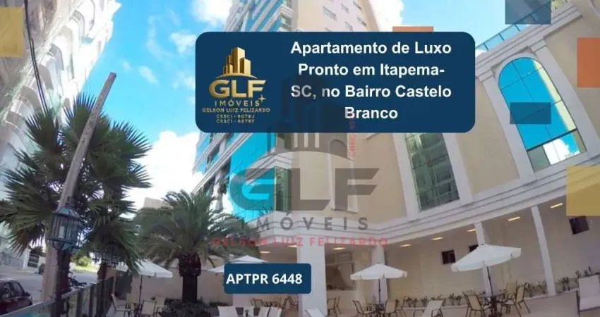 Imperdível: apartamento de luxo pronto com 4 quartos e 4 suítes em castelo branco, itapema-sc - 274m², 5 banheiros e 2 vagas de garagem!
