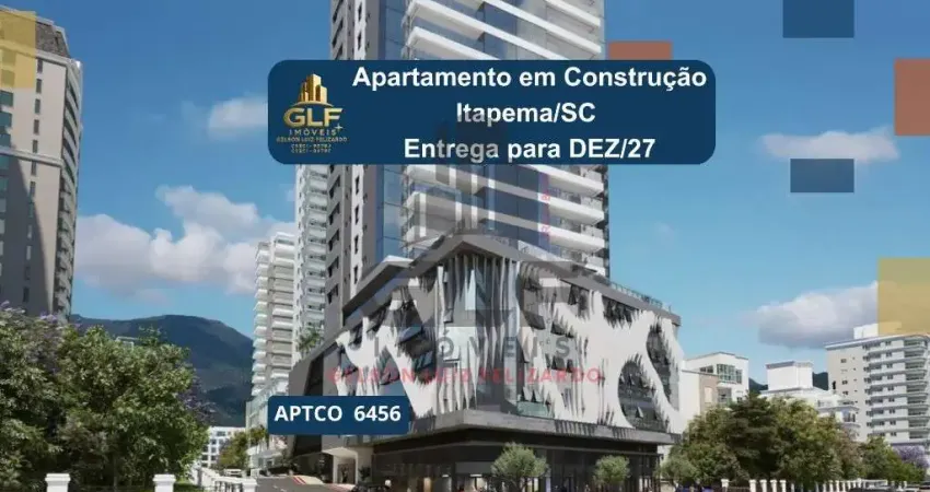 Espetacular apartamento de luxo em construção à venda em itapema-sc, centro: 4 quartos, 4 suítes, 5 banheiros, 3 vagas, 238,43m²
