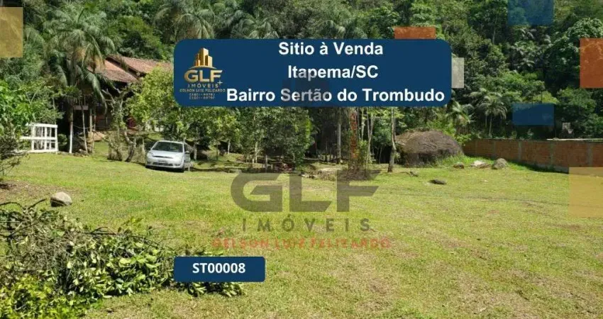 Sítio a venda em itapema/sc bairro sertão do trombudo, com 16.573,50m² área, aproveite essa oportunidade
