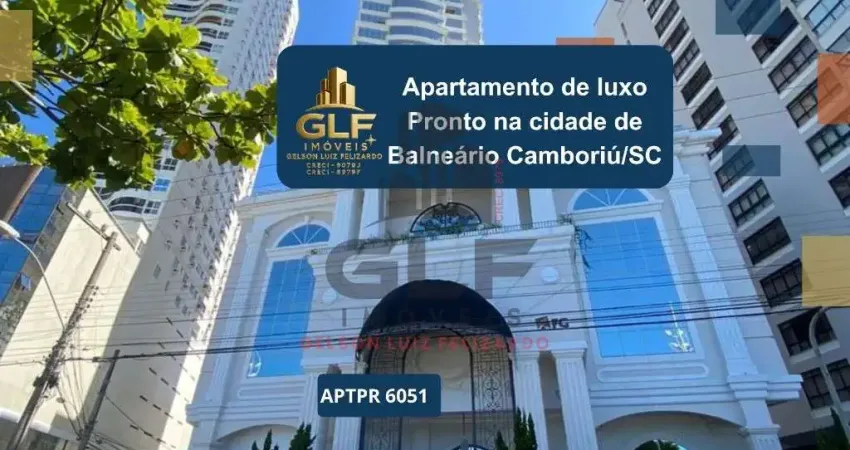 Apartamento de luxo pronto na cidade de balneário camboriú/sc, com 4 dormitórios com suítes e 4 vagas de garagem.  localização privilegiada