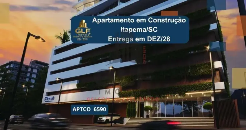 Apartamento em construção no centro de itapema/sc com 147m² área privativa, não perca essa oportunidade