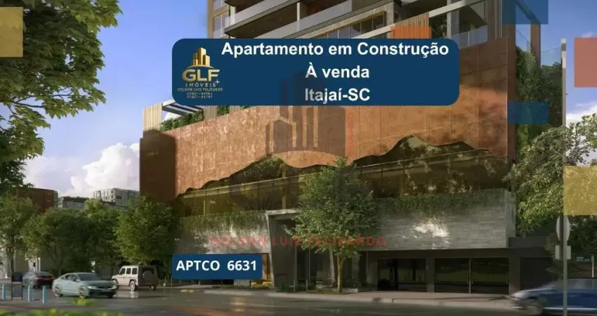 Apartamento em construção à venda em itajaí-sc, bairro fazenda, 3 quartos, 3 suítes, 4 banheiros, 2 vagas de garagem, 159,20m².