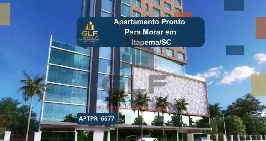 Imperdível oportunidade de investimento: apartamento pronto com 2 quartos e vaga de garagem em meia praia, itapema-sc!