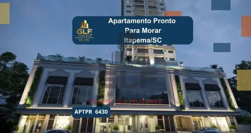 Apartamento pronto à venda em itapema-sc, canto da praia: 3 quartos, 1 suíte, 3 banheiros, 3 vagas, 101,92m². aproveite!