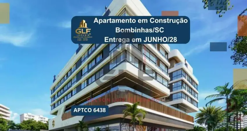 Imperdível cobertura em construção à venda em bombinhas-sc, canto grande! 3 quartos, 4 suítes, 4 banheiros, 2 vagas, 121,45m². confira já!