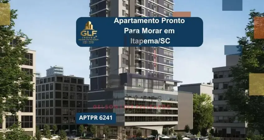 Apartamento pronto em itapema/sc na meia praia, com 205m², 4 e 5 suítes. ótimo investimento! localização privilegiada.