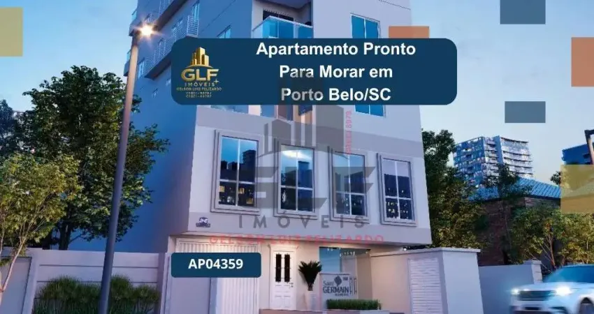 Apartamento pronto para morar em porto belo/sc com 71,50m² área privativa sendo 2 suítes, 1 vaga de garagem