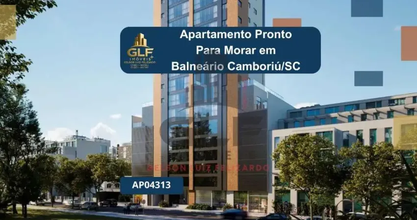 Apartamento pronto para morar em balneário camboriú/sc com 135m² área privativa, sendo 4 dormitórios, 4 vagas de garagem