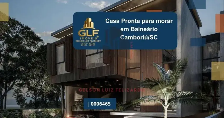 Casa pronto para morar em balneário camboriú/sc com 720m² de área, sendo 4 suítes, 4 vaga de garagem