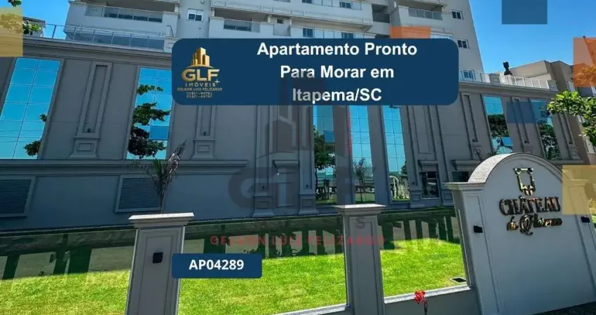 Apartamento pronto para morar em itapema/sc com 163m² área privativa sendo 3 suítes, 3 vagas de garagem