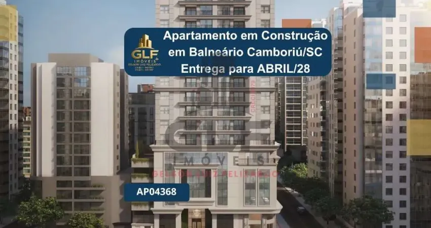 Apartamento em construção em balneário camboriú/sc com 152,82m² área privativa, sendo 3 suítes 3 vagas de garagem
