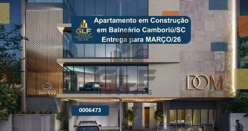 Apartamento em construção em balneário camboriú/sc com 150,73m² área privativa, sendo 3 suíte, 2 vagas de garagem