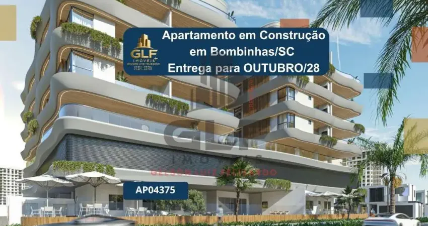 Apartamento em construção em bombinhas/sc com 103,00m² área privativa sendo 3 suítes, 3 vagas de garagem