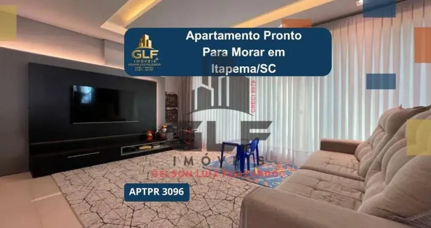 Apartamento pronto para morar em itapema/sc com 357m² área privativa sendo 4 suítes, 3 vagas de garagem, área de lazer completa