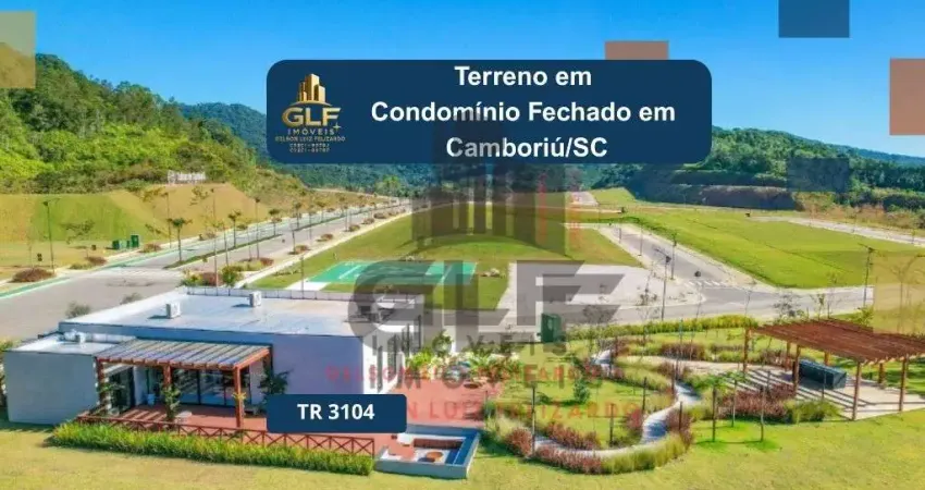 Terreno a venda em camboriú/sc com 800m² área privativa sendo área de lazer completa no condomínio
