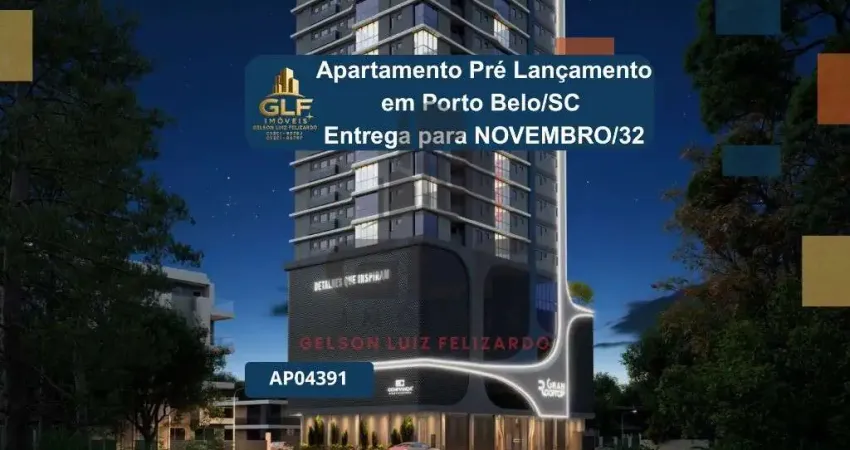 Aparamento pré lançamento em perequê porto belo/sc com  m² área privativa sendo  3 suítes, 2 vagas de garagem área de lazer completa