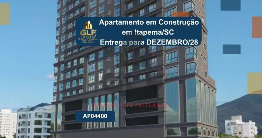 Apartamento em construção em itapema/sc bairro morretes com 69,72m² área privativa sendo 2 dormitórios ne 1suíte, 1 vaga de garagem, com área de lazer