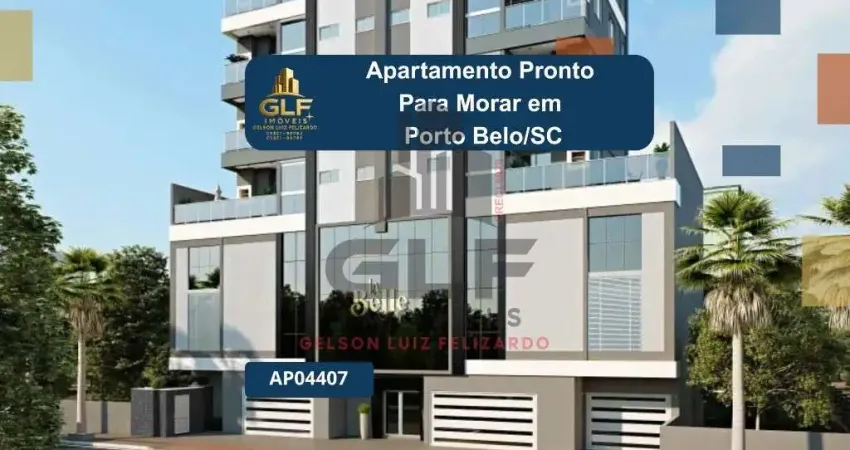 Apartamento pronto em porto belo/sc com 135m² área privativa sendo 3 suítes, 2 vagas de garagem, área de lazer completa