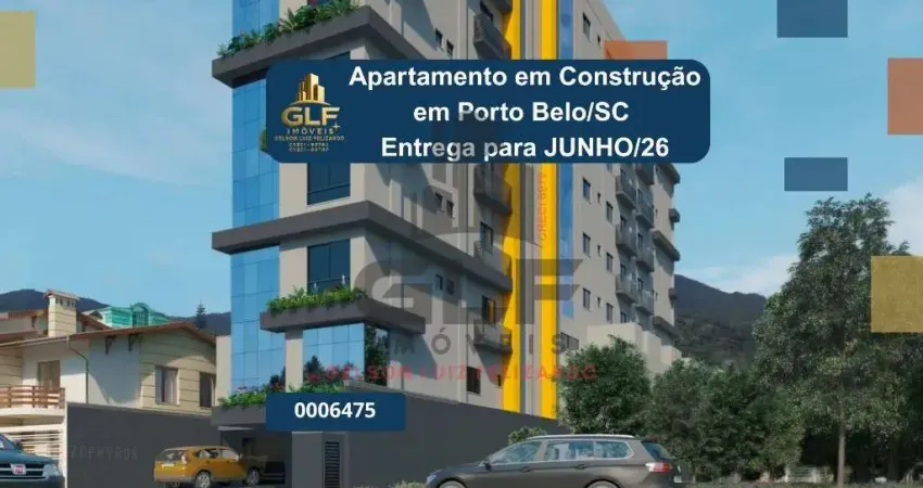 Apartamento em construção em porto belo/sc com 135m² área privativa sendo 3 suítes, 2 vagas de garagem
