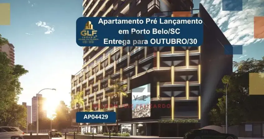 Apartamento pré lançamento em porto belo/sc com 105,00m² área privativa sendo 3 suítes, 2 vagas de garagem, área de lazer completa