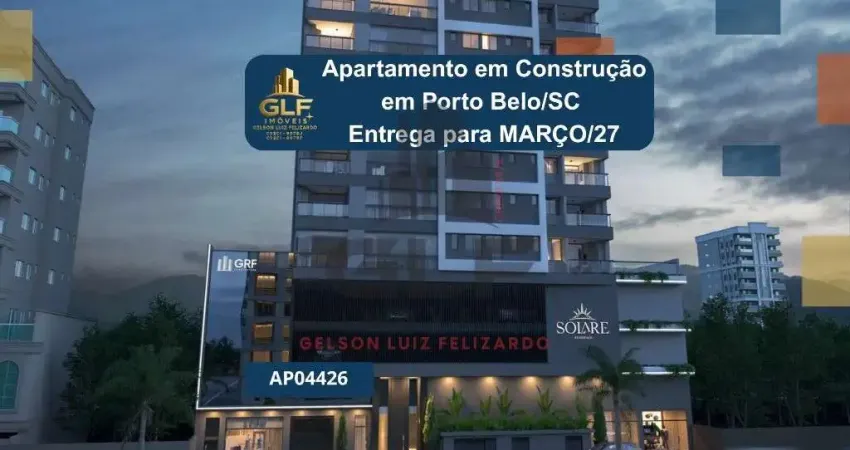 Apartamento em construção em porto belo/sc com 114,01m² área privativa sendo 3 suítes, 2 vagas de garagem