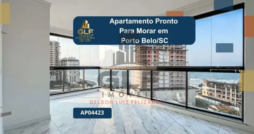 Apartamento pronto para morar em porto belo/sc com 127m² área privativa sendo 2 suítes, 2 vagas de garagem, lazer completo