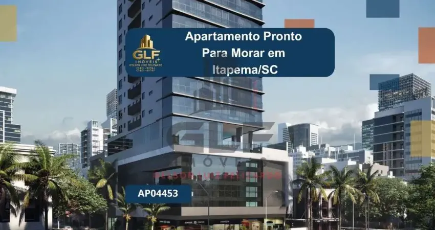 Apartamento Pronto para morar em Itapema/SC com 198,51m² área privativa sendo 4 suítes 3 vagas de garagem, área de lazer completa
