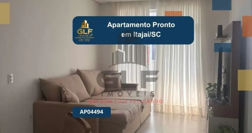 Apartamento pronto em itajaí/sc com 90m² área privativa sendo 2 suítes 2 vagas de garagem, área de lazer completa