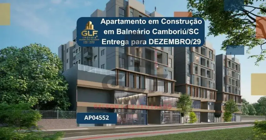 Apartamento em construção em balneário camboriú/sc com 59m² área privativa com 2 dormitórios sendo 1 suíte 1 vaga de garagem