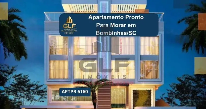 Apto Pronto em Bombinhas, com 158,10m² área privativa, sendo 3 suítes, 2 vagas de garagem, área de lazer completa