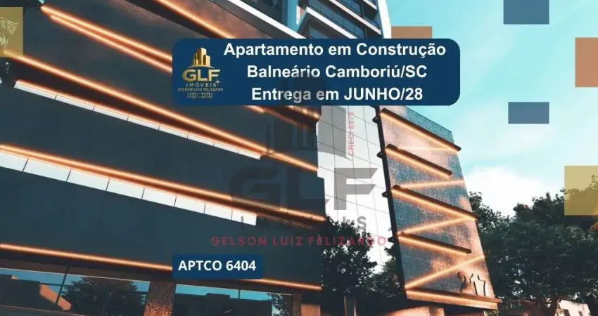 Apto em Construção em Balneário Camboriú, com 172,18m² área privativa, sendo 4 suítes, sendo 3 vagas de garagem, área de lazer completa