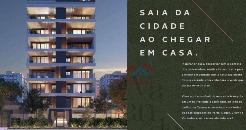 Apartamento com 3 dormitórios à venda, 67 m² por R$ 422.400,00 - Nossa Senhora das Graças - Canoas/RS