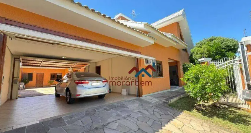 Casa com 5 dormitórios à venda, 350 m² por r$ 2.180.000 - marechal rondon - canoas/rs