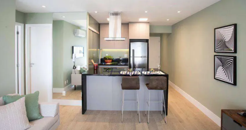 Apartamento com 1 dormitório à venda, 64 m² por R$ 1.190.000,00 - Brooklin Paulista - São Paulo/SP