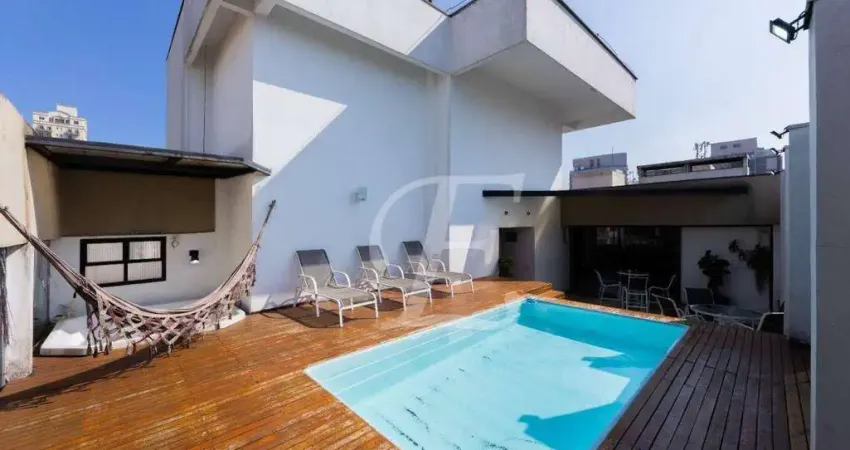 Cobertura à venda, 446 m² por r$ 5.000.000,00 - campo belo - são paulo/sp