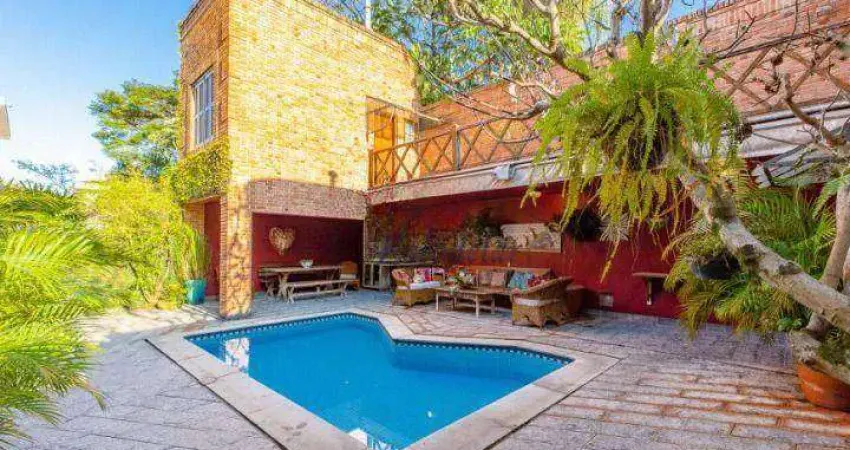 Casa com 4 dormitórios à venda, 400 m² por r$ 4.500.000,00 - vila madalena - são paulo/sp