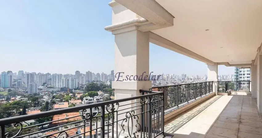 Apartamento com 4 dormitórios à venda, 403 m² por R$ 10.500.000,00 - Moema Índios - São Paulo/SP