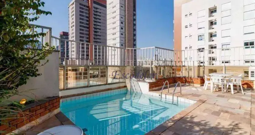 Cobertura duplex com 3 dormitórios sendo 2 suítes à venda, 288 m² na vila olímpia