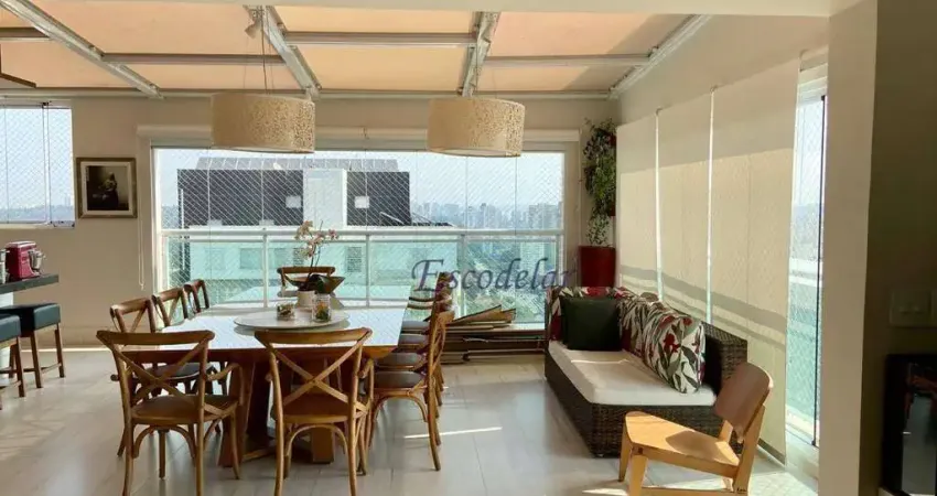 Cobertura com 2 dormitórios à venda, 171 m² por r$ 2.790.000,00 - campo belo - são paulo/sp