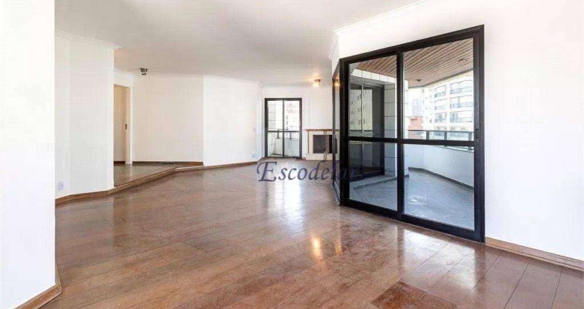 Apartamento com 4 dormitórios à venda, 214 m² por R$ 2.650.000 - Moema  Pássaros-Colégio Móbile
