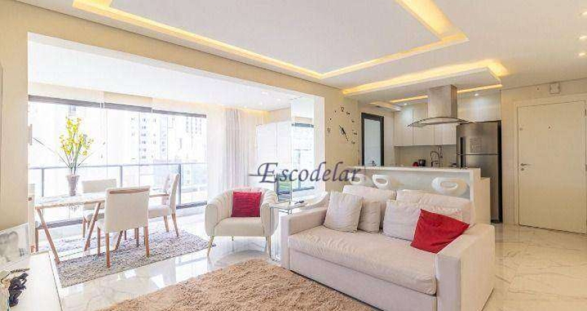 Apartamento com 3 dormitórios à venda, 103 m² por R$ 2.300.000,00 - Campo Belo - São Paulo/SP